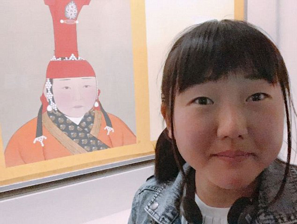 日本女孩撞臉元朝公主畫像笑翻網友