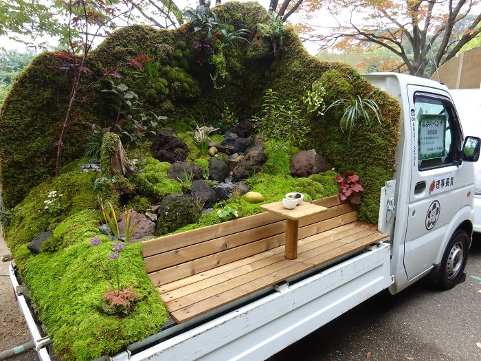 輪子上的風景：卡車上的“后花園” 哪一個最美？（組圖）